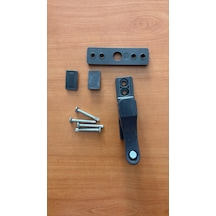 Pvc Pencere Çocuk Emniyet Güvenlik Kilidi Gramajlı Premium Kalite Metal Antrasit Gri