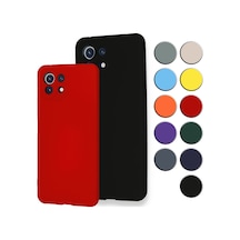 Xiaomi Mi 11 Lite Kılıf Kamera Korumalı Lansman Silikon Kapak
