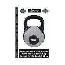 Özel Üretim Kettle-300-10 Kg Kauçuk Kettle Dambıl 10 Kg Kas Salon Vücut
