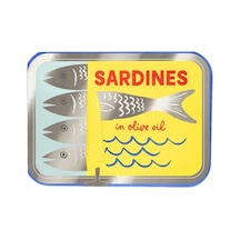 Meri Meri - Tinned Sardine Napkins - Sardalya Konservesi Şekilli Peçeteler - 16 Adet