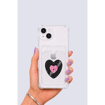 Apple iPhone Uyumlu 13 Kartlıklı Vinly Desenli Kılıf