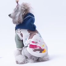 Lacivert Rio Köpek Hoodie Köpek Sweat Köpek Kıyafeti Kedi Kıyafeti