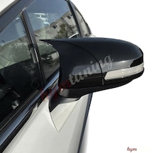 Honda Civic Fb7 Yarasa Ayna Kapağı - Parlak Siyah - Abs Plastik
