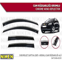 Cam Rüzgarlığı Niken Kromlu Chevrolet Captiva 2007 Sonrası 4lü