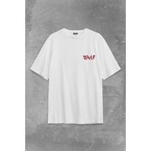 Wulf Metal Rock Band Skull Kuru Kafa Urban Gothic Oversize Tişört 001