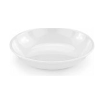 Tria Melamin Beyaz Çukur Tabak 20 Cm