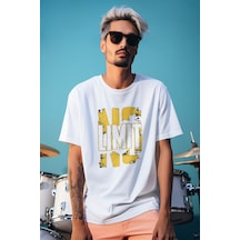 Stil X Yeni Sezon Oversıze Erkek T-shırt, Sizi Anlatan Tasarımlar Beyaz-8
