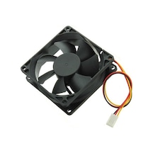 8 Cm Fan 25 Mm 12 Volt 3 Pin Standart