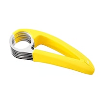 Mutfak Aletleri Muz Dilimleme Meyve Bıçağı Sebzeli Hotdog Salatalık Kesici Sarı