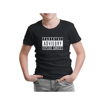 Lord Tshirt Parental Advisory Explicit Content Siyah Çocuk Tshirt