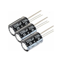 2200uf 25v Kondansatör 16x20 7.5mm 105c 10 Adet Pcs