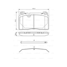 BOSCH 986494694 ÖN BALATA AUDI Q5 2.0 TFSI 2.0 TDI 3.0 TDI 12- A6