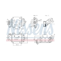 Egr Soğutucu - Fiat Tipo, 500, Punto, Doblo, Fiorino, Qubo, Egea, Mito - Nıssens-989457