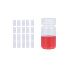 Borox Plastik Şeffaf Şişe 125ml - Vida Kapaklı - 20 Adet Toptan