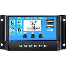 Moveevo 20a 12v/24v Otomatik Solar Kontrolör, Çift Usb Çıkışı, Güneş Enerji Sistemleri İçin Ev, Deniz, Dış Mekan Uygulamaları