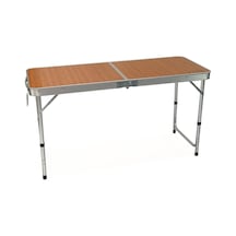 Madfox Nova Katlanır Kamp Masası Kahverengi