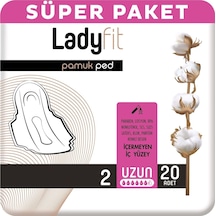 Ladyfit Pamuk Hijyenik Ped Uzun 20'li