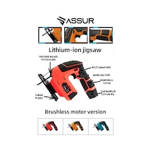 Assur ASR819-02-08 12V Çift Akü Dekupaj Testere Kırmızı Assur ASR819-02-08 12V Çift Akü Dekupaj Testere Kırmızı