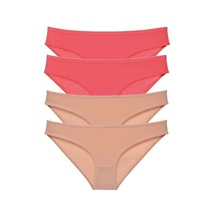 4 Adet Süper Eko Set Likralı Kadın Slip Külot Fuşya Ten Beden: Xl Standart
