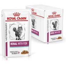 Royal Canin Renal Fish Yaş Kedi Maması 12x85 Gr - Balıklı Böbrek Diyeti 12'li Paket