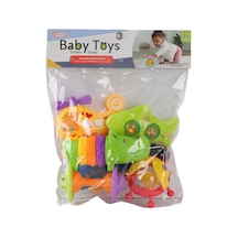 Tg8422-7 Poşetli 6lı Çıngırak Seti Yeşil