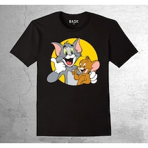 Tom And Jerry Cartoon Network Fare Kedi Tişört Çocuk T-shirt 001