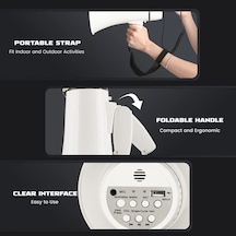 Willowhaven Lm Beyaz 35w Taşınabilir Pa Hoparlör Siren Usb Kayıt Spor Ve Açık Hava