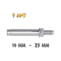 Made Borulu Çelik Dübel 10x85 Mm. - 5 Adet