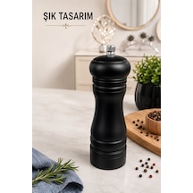 Siyah Baharat-tuz Öğütücü -değirmeni 16 Cm Siyah - 903398701 Siyah