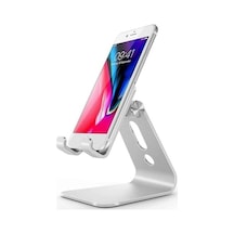 Ht-50 Alüminyum Telefon Standı Tutucu Aşağı Yukarı Hareketli İle Uyumlu Galaxy