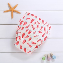 Reedark Bebek Bezi Kumaş Yıkayabilir Su Geçirmez Yenidoğan Çocuk Bezi 15-23 Kg Uygun 3 Numara