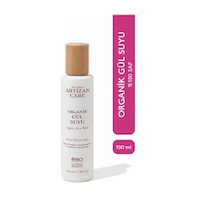 Artizan Care Organik Gül Suyu 100 Ml Cosmos Sertifikalı %100 Saf Gül Suyu Sprey Cam Şişe Tüm Cilt Tipleri