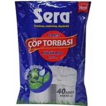 Sera Küçük Boy Çöp Torbası 40'lı 40 x 45 CM