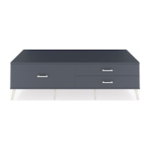 Kronos Tv Ünitesi 3 Çekmeceli 176x59x51 Çam-antrasit/antrasit Antrasıt/antrasıt