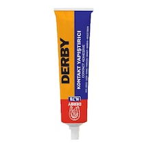 Derby Yapıştırıcı 40 Gr Tüp 2 Adet Kontakt Sıvı Yapıştırıcı Deri Kösele Lastik Kumaş Porselen M Standart