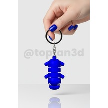 10 Adet Hipopotam Anahtarlık Hareketli, Hediyelik, 3d Oyuncaklı Anahtarlık