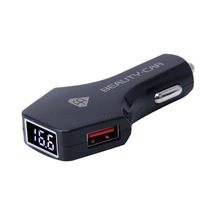 Sones Beauty-car B-01 4.2a Çift Usb Bağlantı Noktalı Raid Araç Şarj Adaptörü, Led Ekranlı, Giriş Gerilimi/çıkış Gerilimi: Dc 10-30v/ Dc 5v