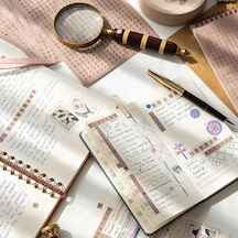 Tr A5 18 Yaprak The Typewriter Sticker Book Alfabe, Rakam Ve Noktalama İşaretleri Seti 1