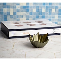 6'lı Yaprak Şekilli 13 Cm. Cam Kase Royaleks-smg05926 Diğer