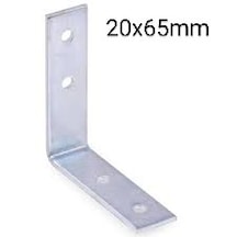 4 Adet 20x65 Mm Masa Sabitleme Gönyesi Nikel Renk Ba2065