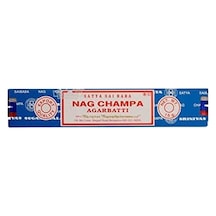 Satya Satya Nag Champa Agarbatti Aromalı Masala Stick Tütsü Acı Kahverengi