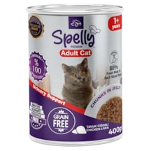 Spelly Tavuk Ciğerli Yetişkin Kedi Maması Konserve 12 x 400 G