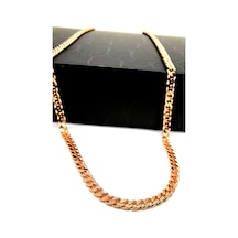 Omar Silver Unisex Gurmet 2,20 Mm Rose Gümüş Kolye Zincir