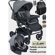 Mimma Baby Çift Yönlü Bebek Taşıma Puseti Ve Bebek Arabası Çeyiz Seti Ayak Örtüsü Hediyeli
