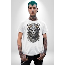 Dünyalar Savaşı Kahraman Unisex Unisex Beyaz Organik Baskılı T-shirt Penye Yüksek Kalite Beyaz