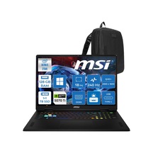 MSI Raider 18 HX A2WH-1094XTR-ZWP52 Ultra 9 275HX 128 GB 1 TB SSD+1 TBSSD RTX5070Ti 18" Free Dos Dizüstü Bilgisayar +Çanta