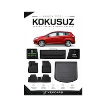 Ford C-max 2014 Model Aracınıza Özel 4d Karbonlu Kauçuk Paspas Takımı Ve Bagaj Havuzu