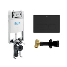 Roca Active One Mat Siyah Gömme Rezervuar Seti A89p060120 Mat Siyah