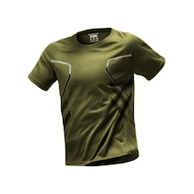 Ghassy Co. Erkek Ultra Esnek Nem Emici Vücut Geometrik Hızlı Kuruyan Hafif Spor T-shirt Haki Ghassy Co. Erkek Ultra Esnek Nem Emici Vücut Geometrik Hızlı Kuruyan Hafif Spor T-shirt Haki