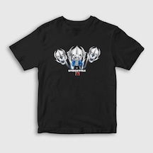 Presmono Unisex Çocuk Gaster Blasters Undertale T-shirt Siyah